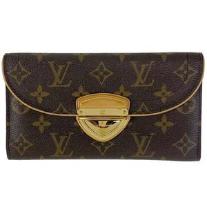 Louis Vuitton Portefeuille Eugeni Wallet Coin Purse Long Wallet Monogram Brown